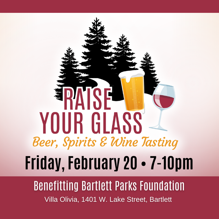 Bartlett Parks Foundation's 11th Annual Raise Your Glass Fundraiser - logo
